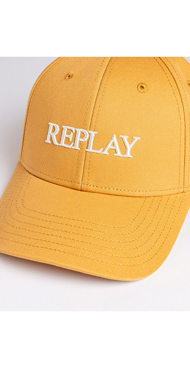 ユニセックス ロゴ刺しゅうコットンツイルCAP 詳細画像